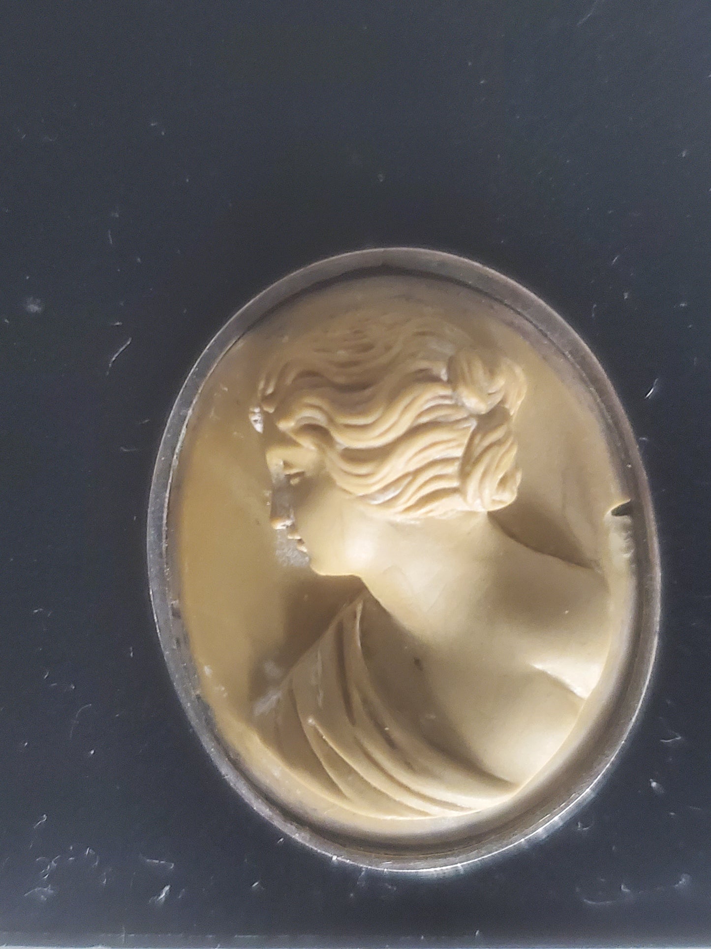 Paire de Boucles d'oreilles camées