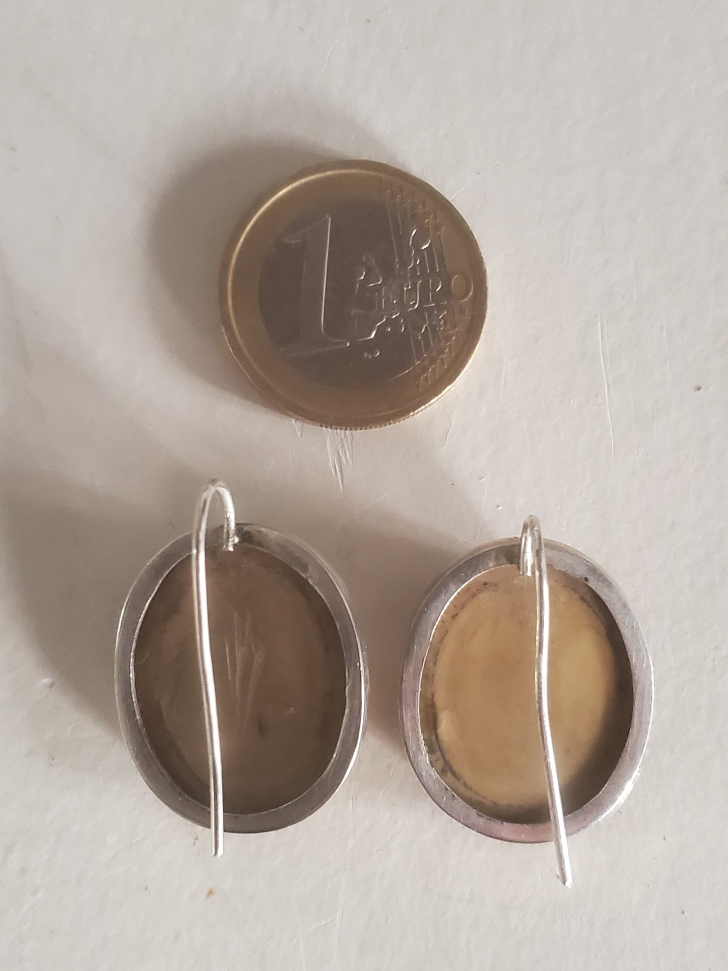 Paire de Boucles d'oreilles camées
