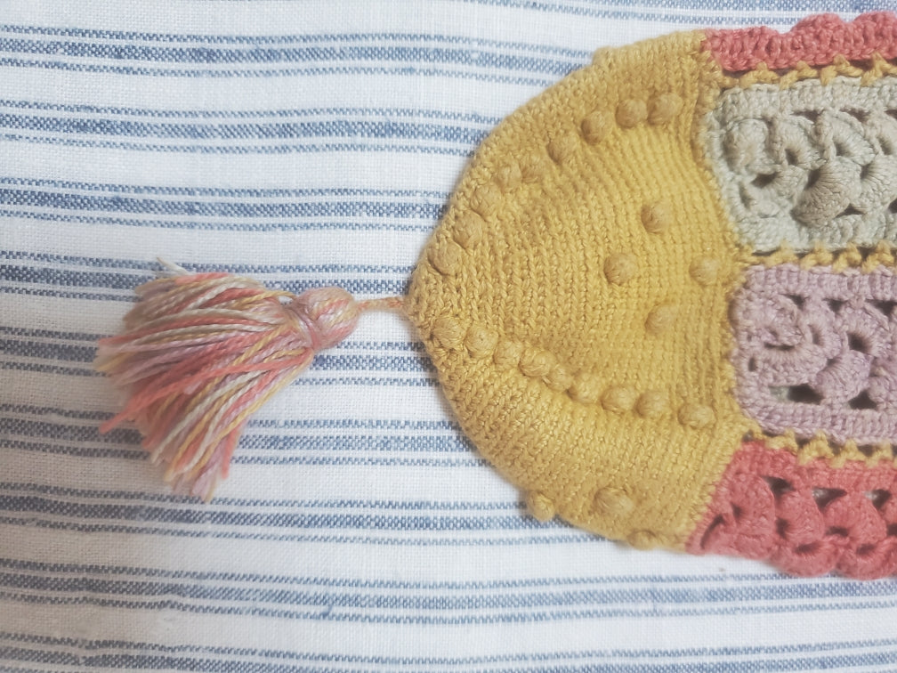 Bourse au crochet début XX