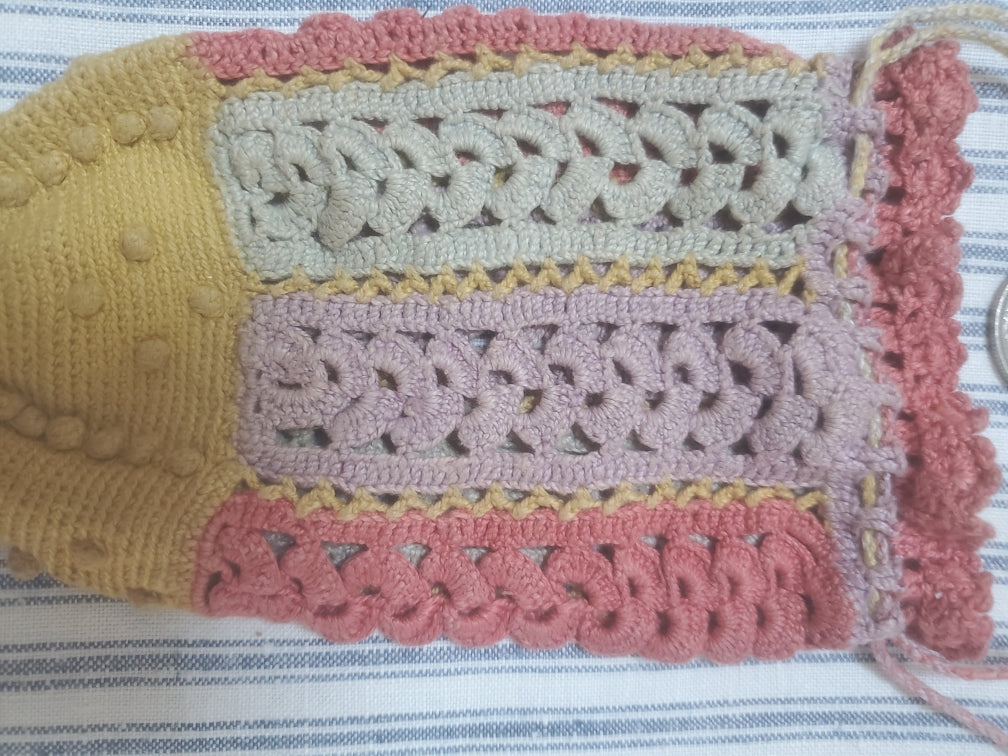 Bourse au crochet début XX