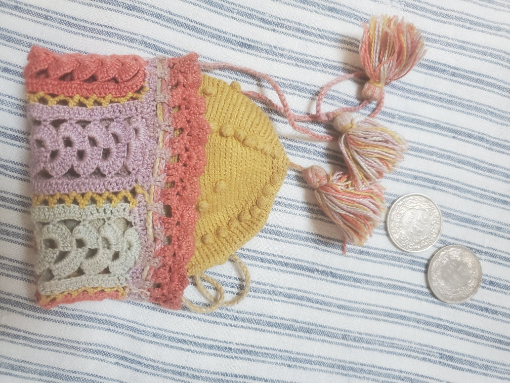 Bourse au crochet début XX