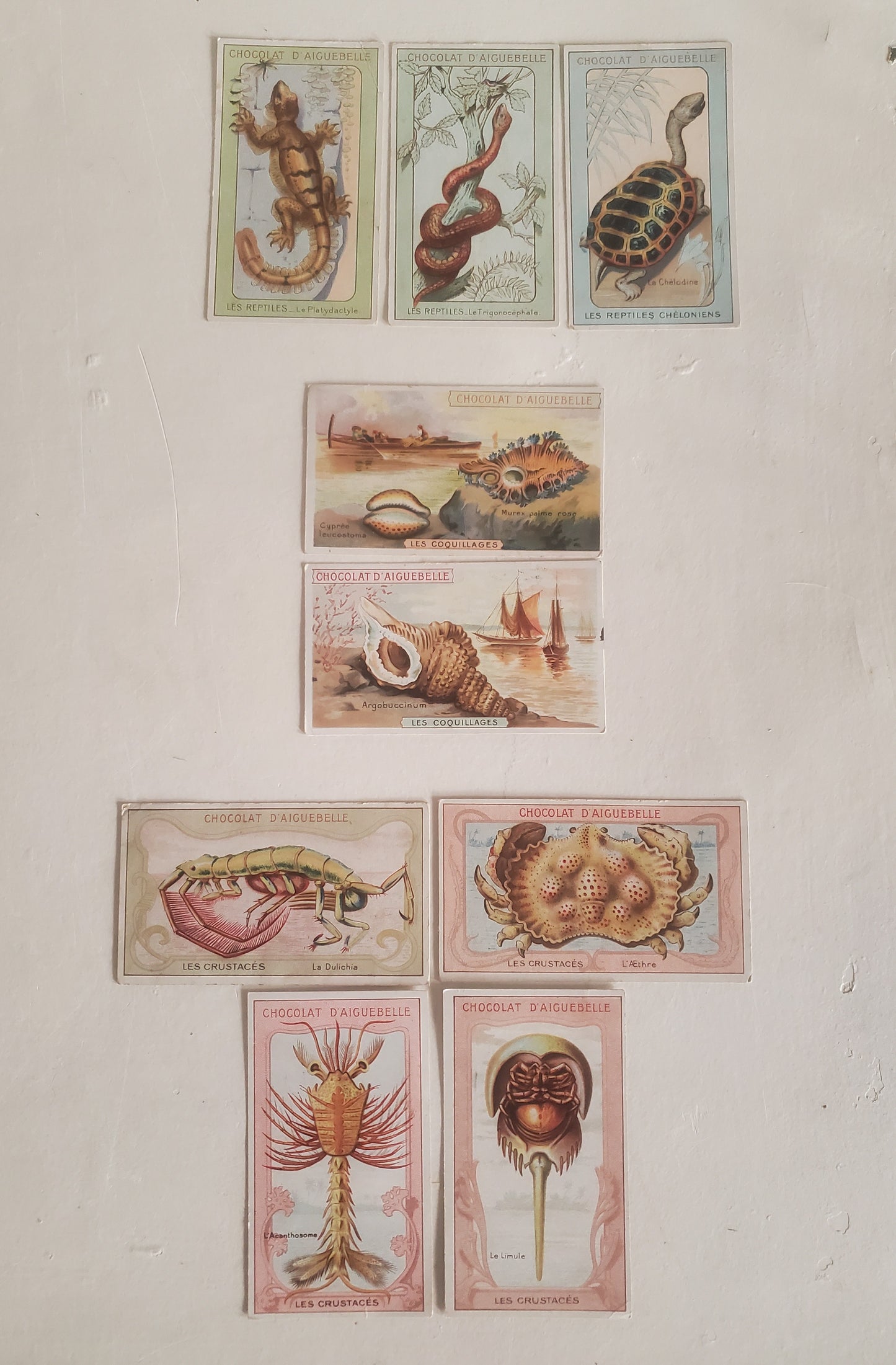 35 cartes à jouer marque "Chocolat d'Aiguebelle"