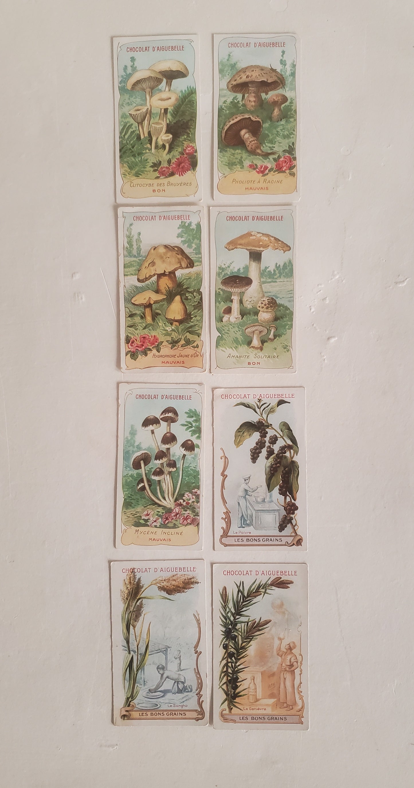 35 cartes à jouer marque "Chocolat d'Aiguebelle"