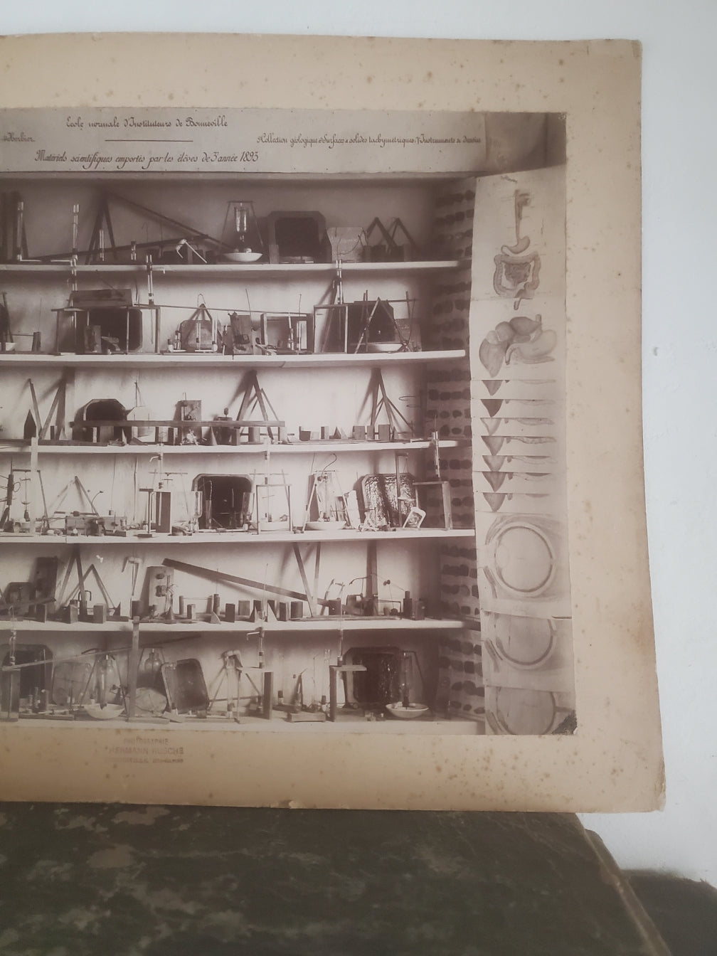 Photographie "Matériels scientifiques" 1893