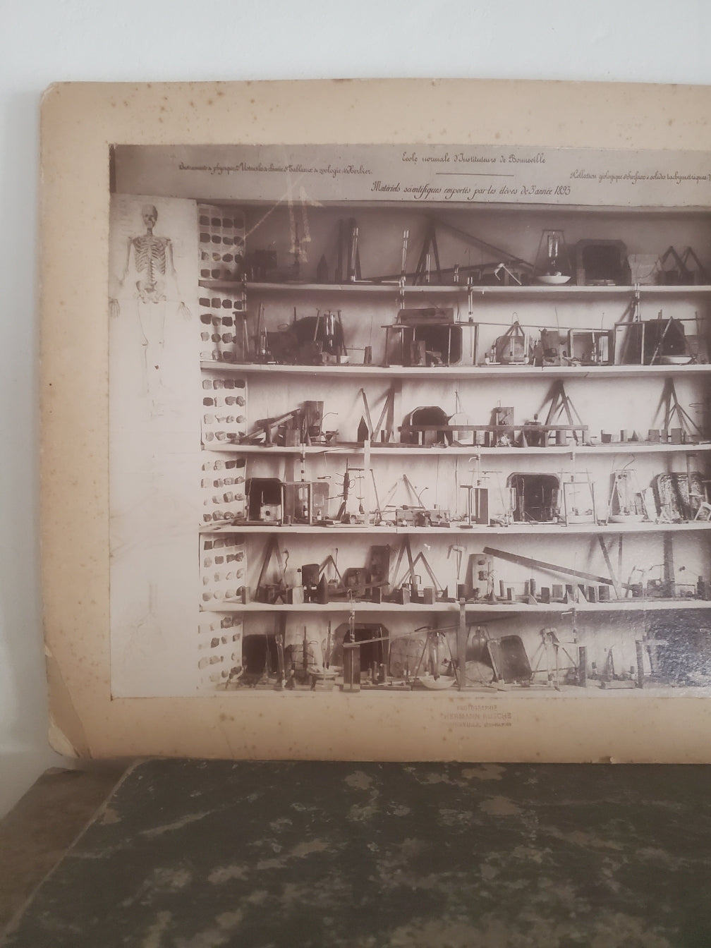 Photographie "Matériels scientifiques" 1893