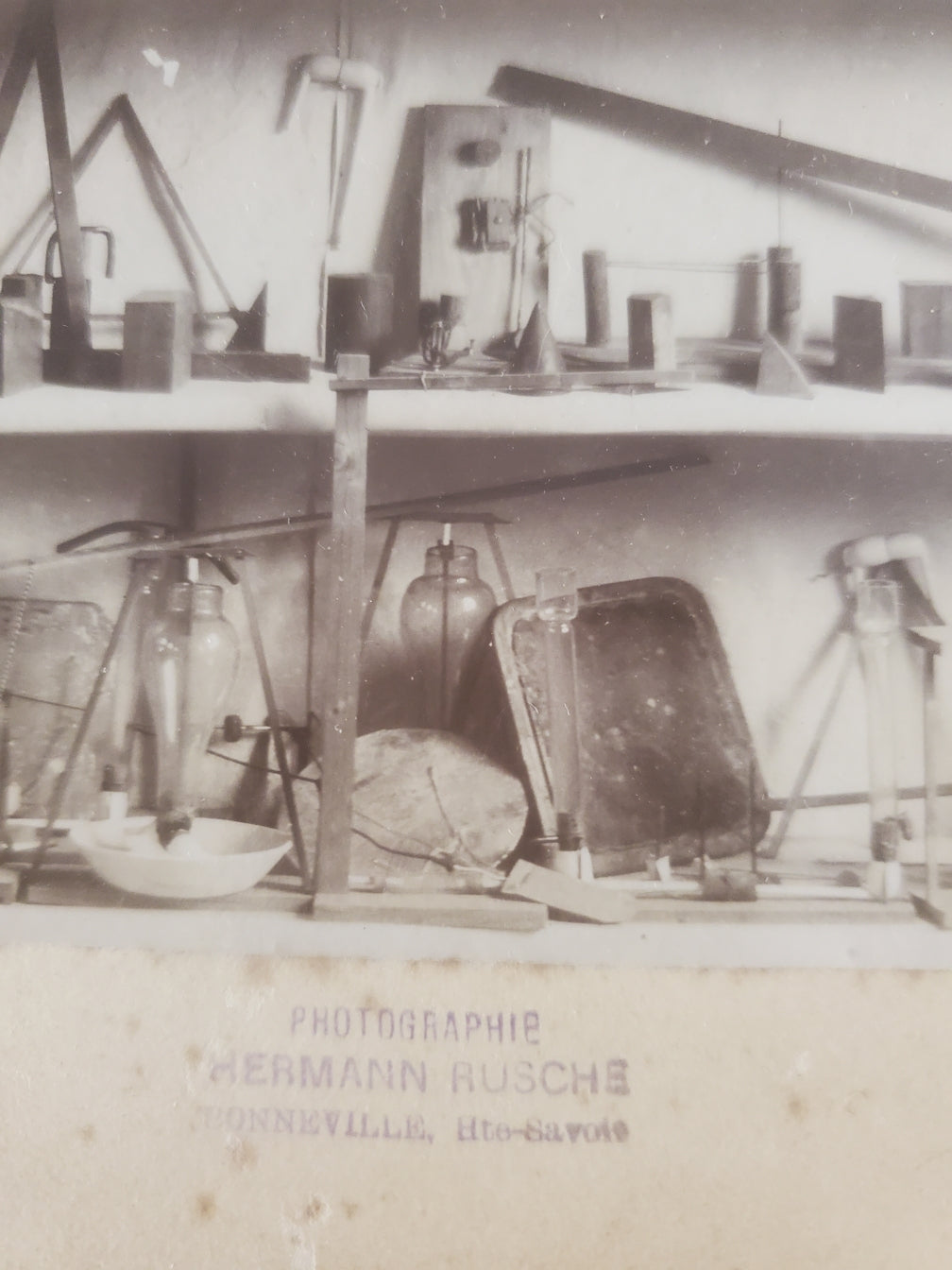 Photographie "Matériels scientifiques" 1893