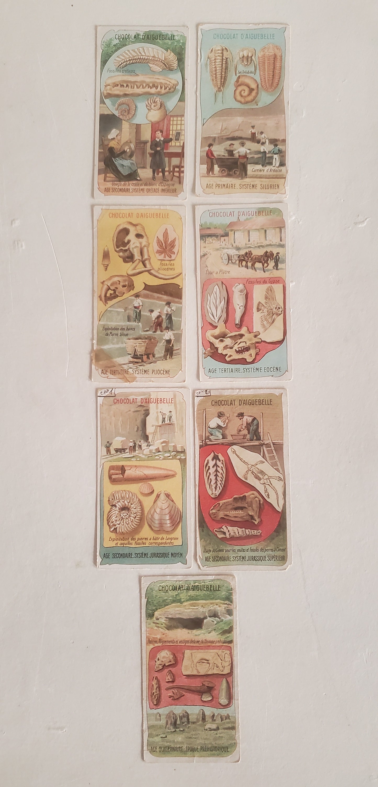 35 cartes à jouer marque "Chocolat d'Aiguebelle"