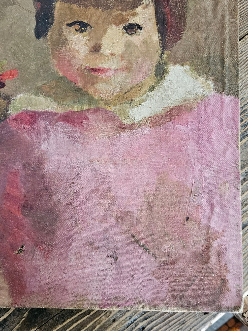 Portrait d'une petite fille