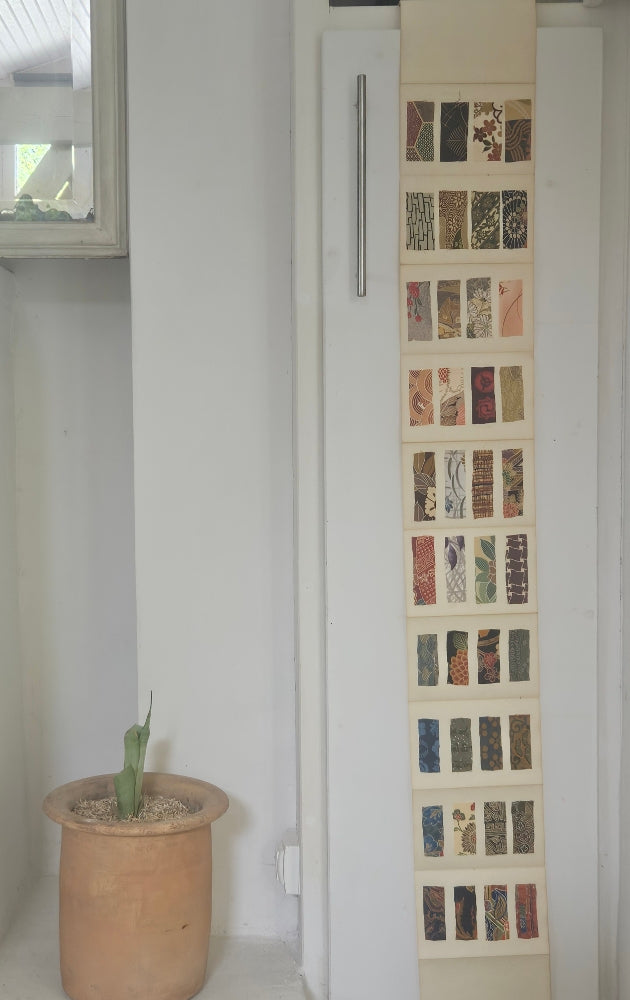Collection de planches de soieries pour Kimonos