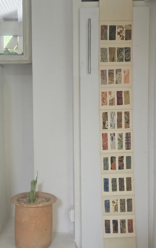 Collection de planches de soieries pour Kimonos