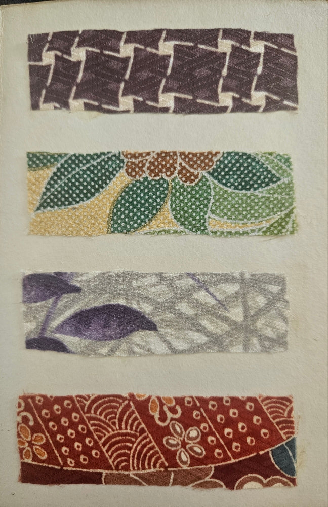 Collection de planches de soieries pour Kimonos