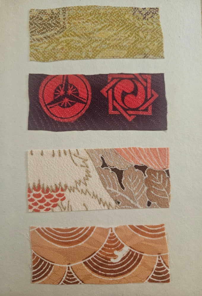 Collection de planches de soieries pour Kimonos