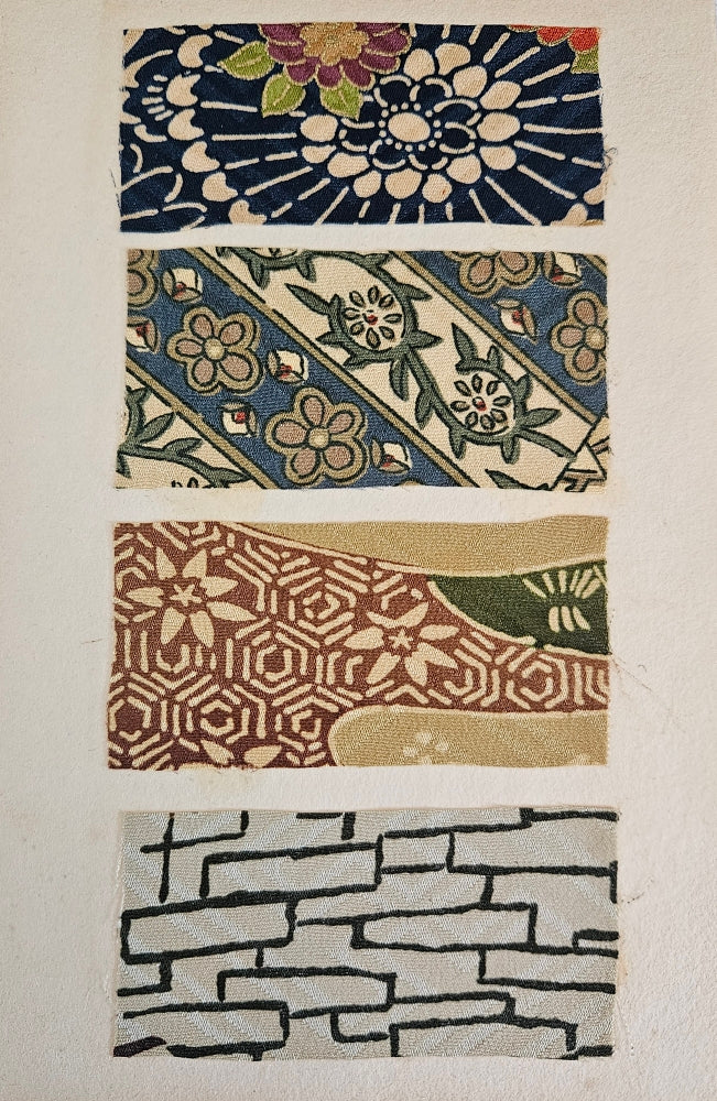 Collection de planches de soieries pour Kimonos