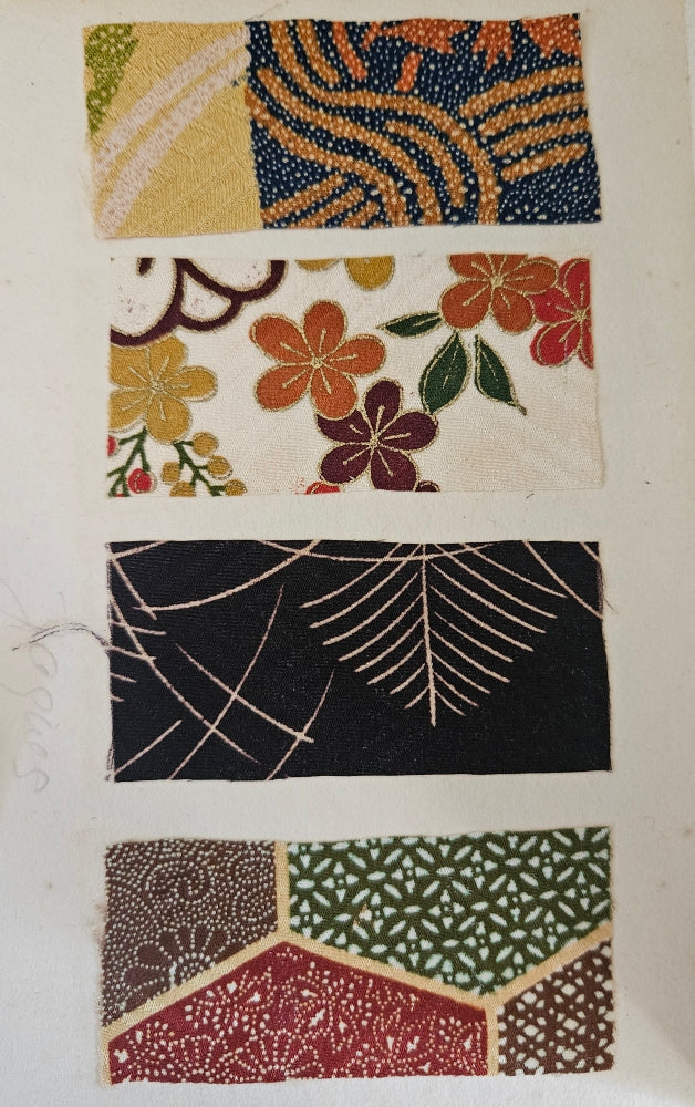 Collection de planches de soieries pour Kimonos
