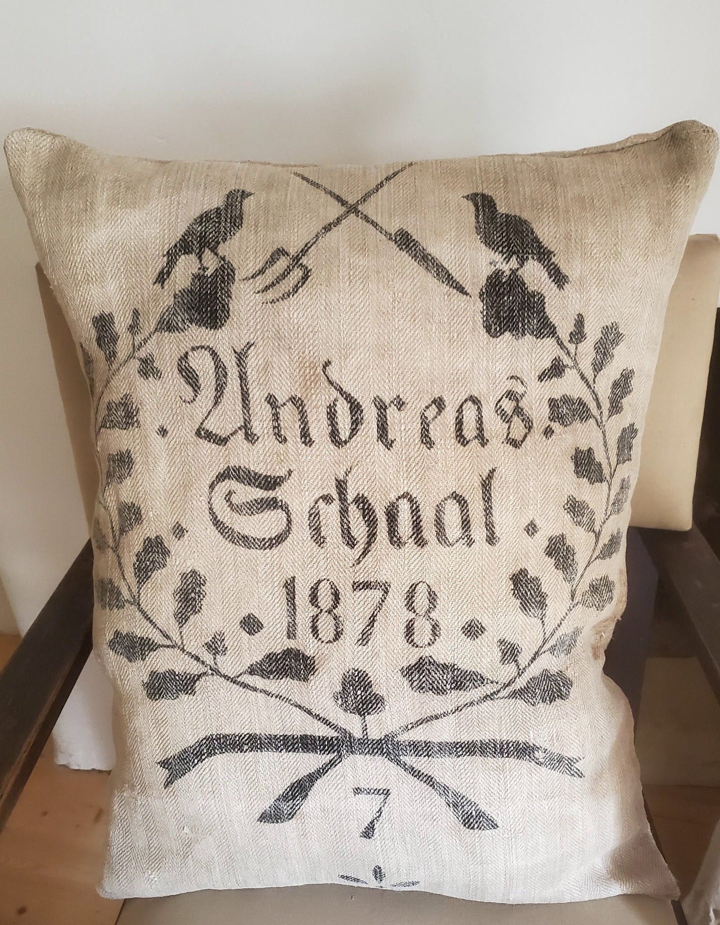 Coussin fait maison