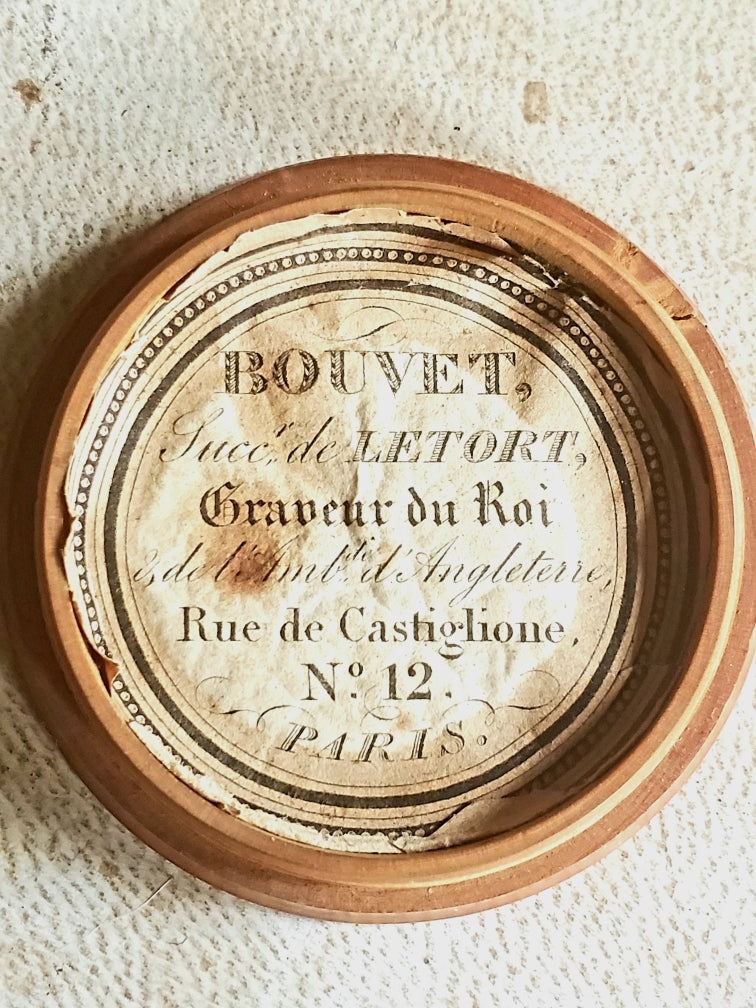 Empreinte cachet en cire
