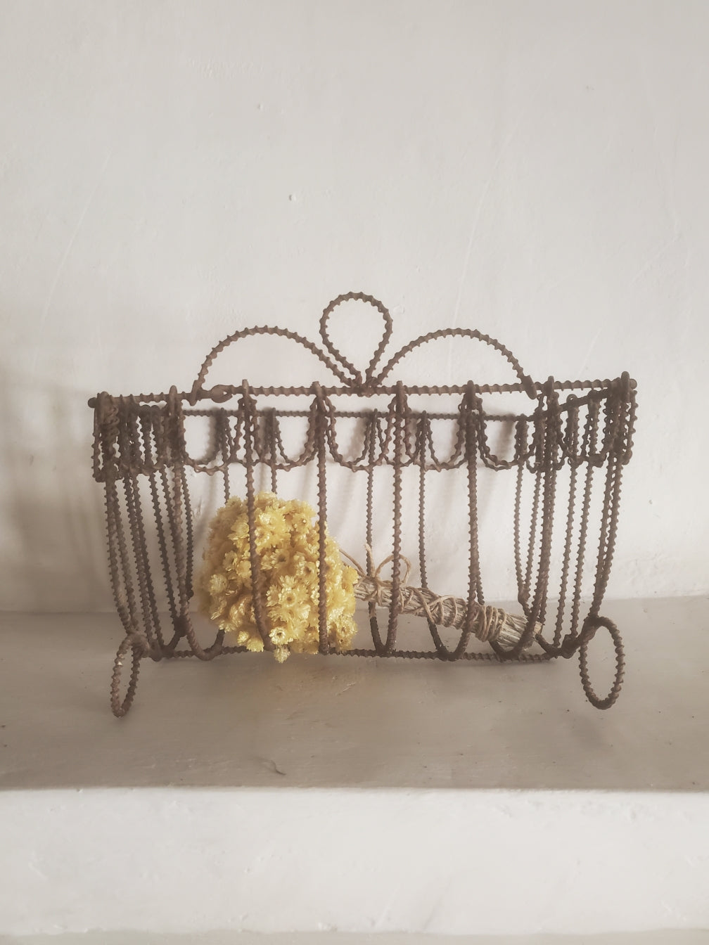 Porte-savon fil de fer 1900